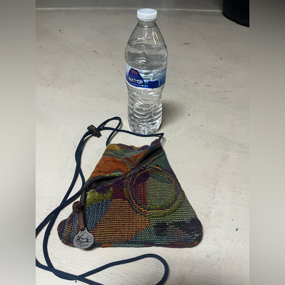 Erda tapestry fabric crossbody bag